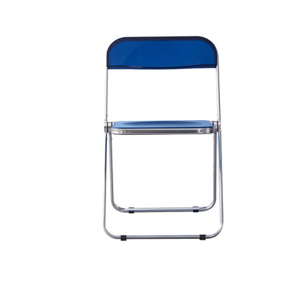 Chaise d'appoint avec structure en acier, plastique