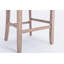 Tabourets de bar rembourrés avec décoration capitonnée à boutons et pieds en bois-506709576-506709579