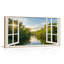 Tableau encadré sur toile « Vue de la nature », 122 x 61 cm (48 x 24 pouces), lot de 1-1835765698