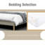 Eriksay Low Profile Upholstered Platform Bed with Wingback Headboard-393698361-387890141