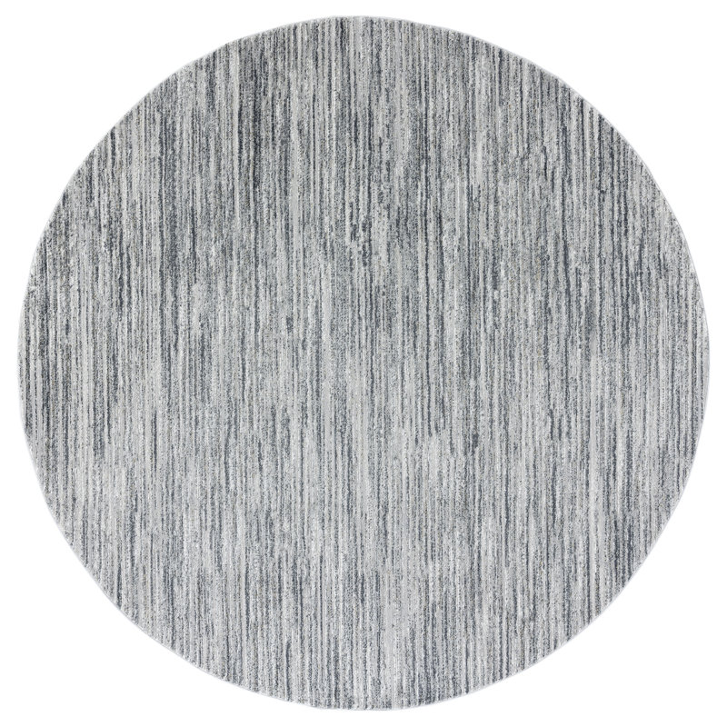 Abstract Indoor Rug, Round 7'10"