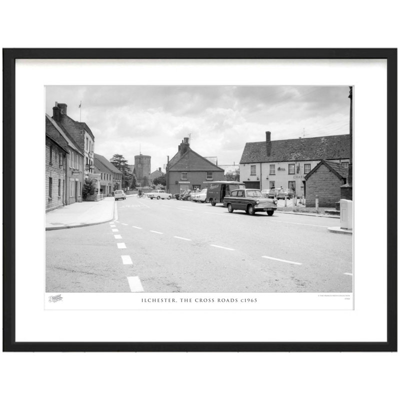 Ilchester, The Cross Roads C1965 - Single Picture Frame Print, 60cm H x 80cm W x 2.3cm D
