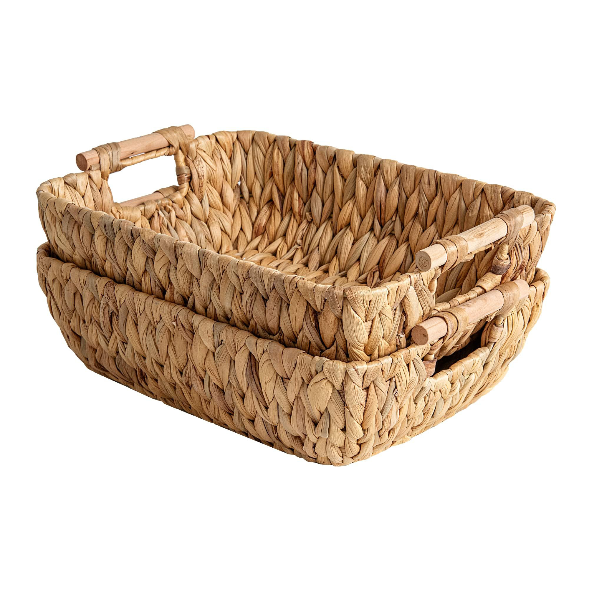 Bayou Breeze Water Hyacinth Basket | Wayfair