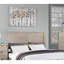 Mobilier de chambre à coucher à tête de lit rustique à deux panneaux de style rustique 1 pièce-1504235385-1504851324