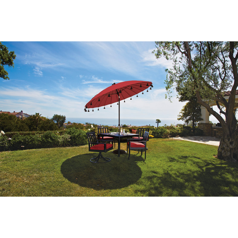 Parasol de marché 8 pi Schaeffer, Rouge