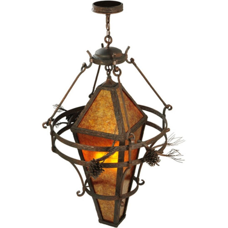 Luminaire suspendu 3 lumières Janogn Mahognay Janan Janan