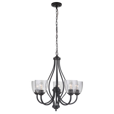 Lustre traditionnel à abat-jour 5 lumières ozden