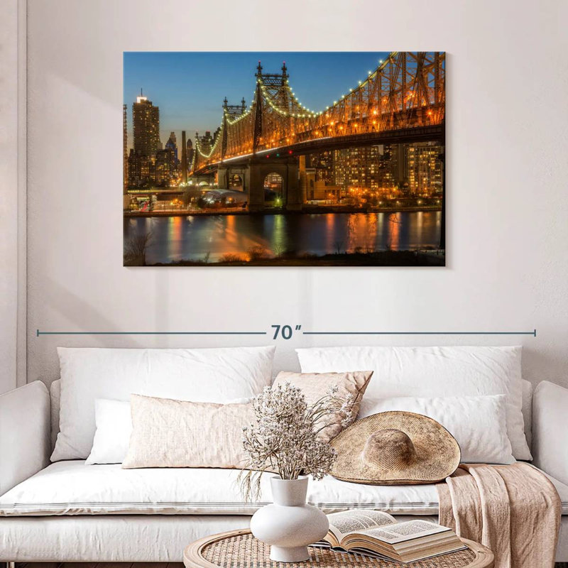 Pont de New York, Queensboro, H 30 po x l 45 po