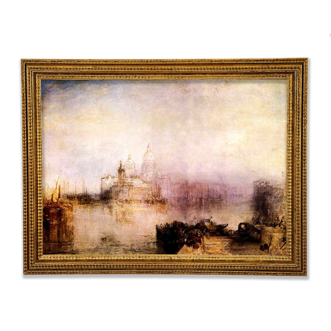 Joseph Mallord Turner Dogana und Santa Maria in Venedig - Einzelne Bilderrahmen Kunstdrucke