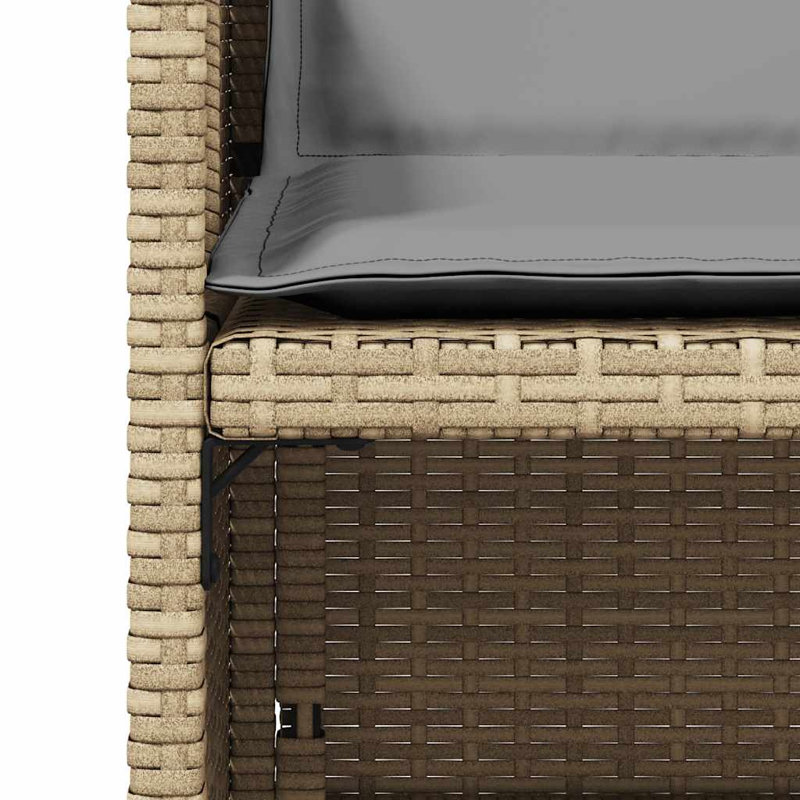Patio Dining, Grey Cushion/Beige Frame