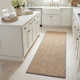 Auckland Bamboo Slat/Seagrass Natural/Gray Area Rug