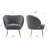 Velvet Barrel Chair-1271179989