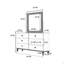 Dessus de meuble-lavabo 1Pc-2102467728