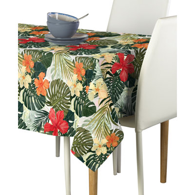 Seymore Hibiscus Garden Milliken Signature Tablecloth