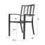 Fauteuil de terrasse empilable