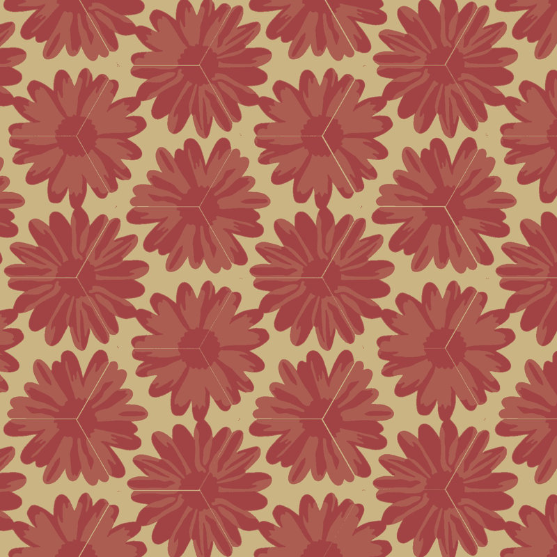 Shasta 8" x 9" Cement Patterned/Concrete Look Wall & Floor Tile, Summer