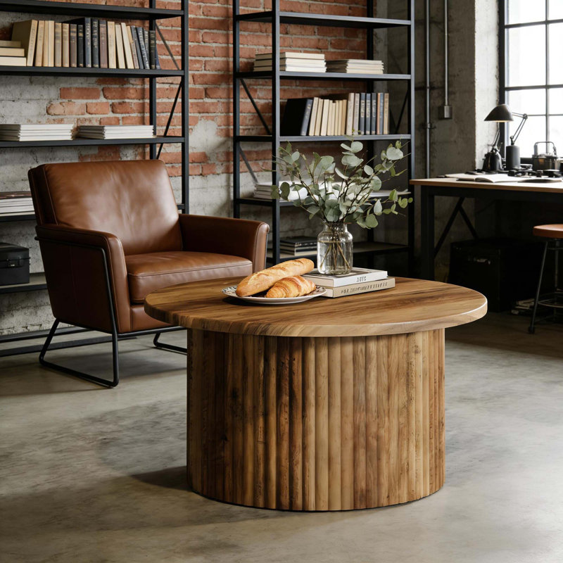 Table de centre de style cercle élégant, table d'appoint de canapé