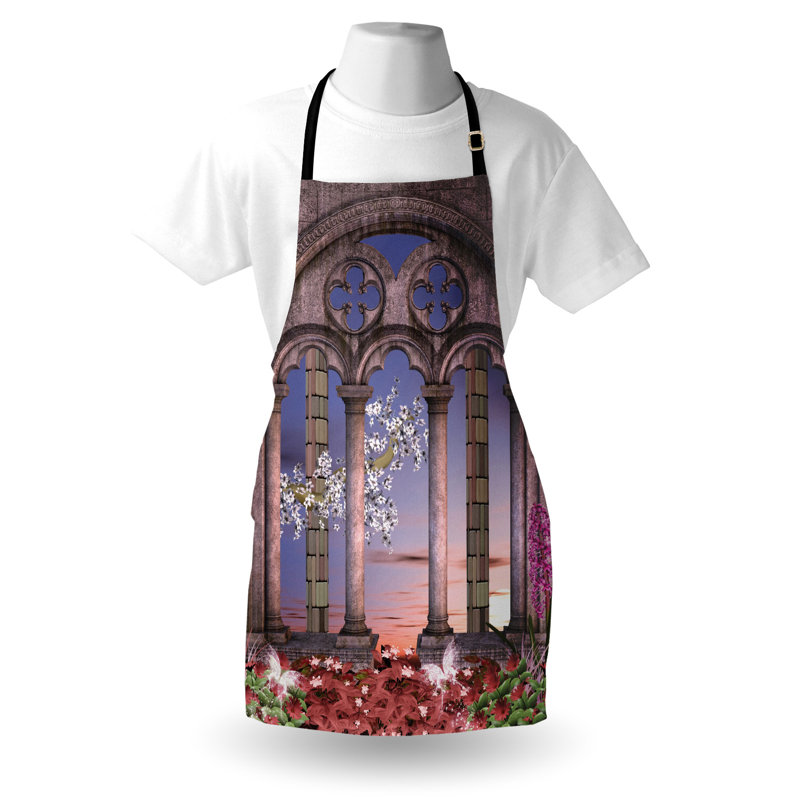 No Pattern Bib Apron