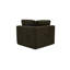 Chaise de coin Cates vert foncé-123064592