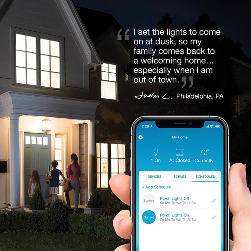 Lutron Caseta Watthite 150 Watt Wattireless Smart-Enabled Dimmer Switch w/Remote Control 1 Pack