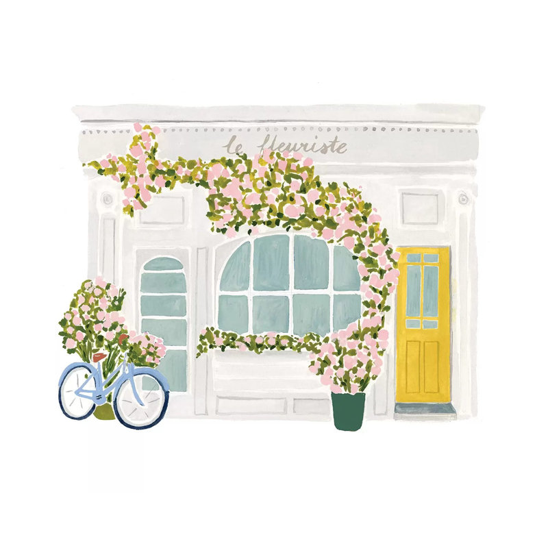 Bonheur I by Victoria Borges - Wrapped Canvas Gallery-Wrapped Canvas Giclée, 93.98 cm H x 93.98 cm W