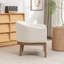 Fauteuil avec pieds en bois massif-131080924