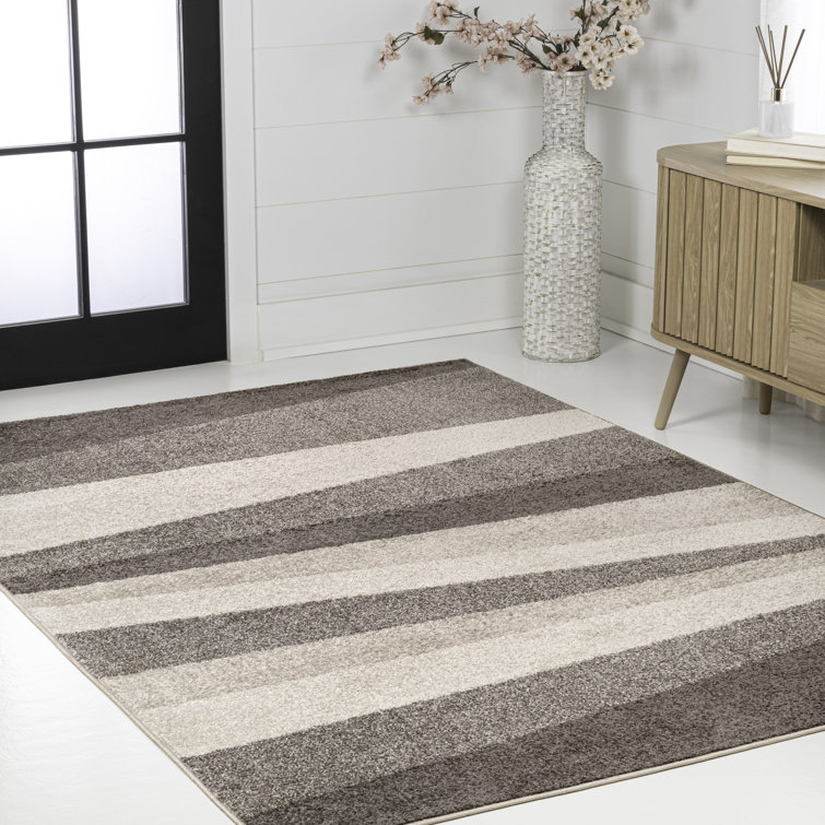 Howden Geometric Striped Beige/Brown Rug