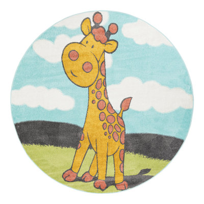 Tapis pour enfant Unique Loom Giraffe Whimsy