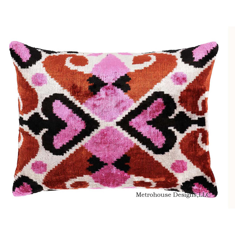 Cocalico Velvet Lumbar Pillow Cover & Insert