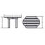 Table d’appoint en plastique Wyona-29574570