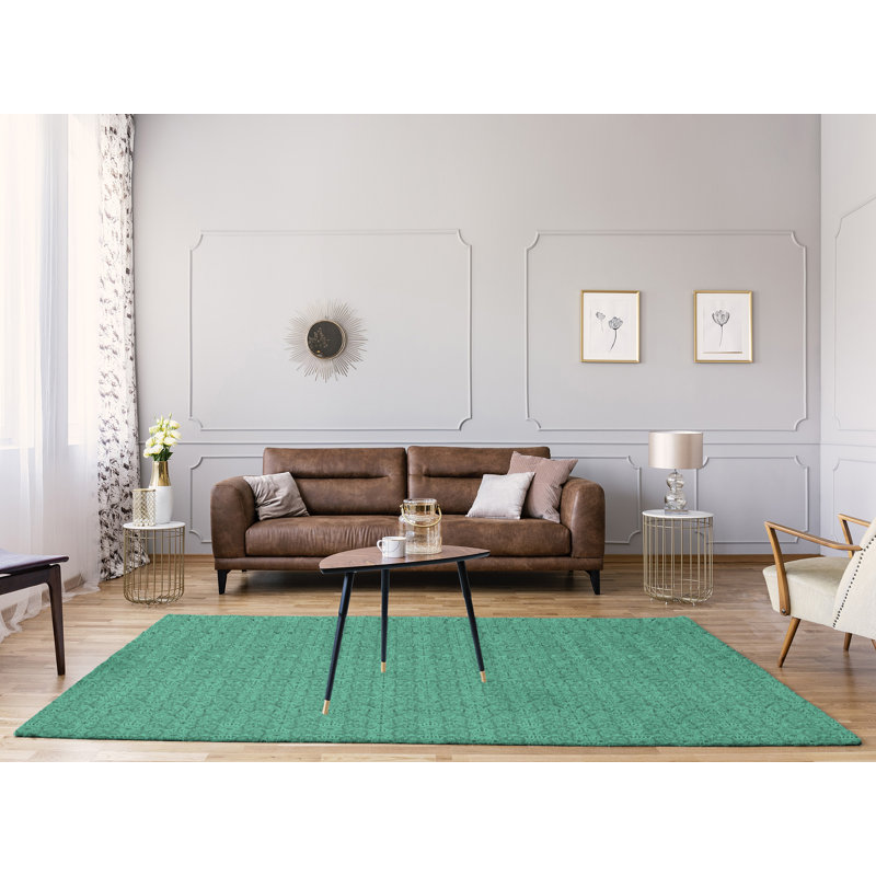 Chenille Toile Indoor Rug, Rectangle 9' x 12'