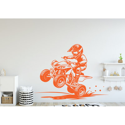 Adhésif décoratif petit cavalier pour VTT