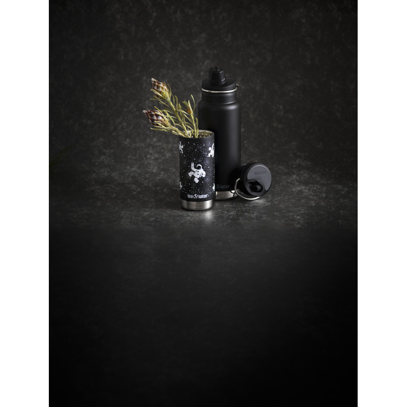 Klean Kanteen 32oz. Vacuum Insulated Stainless Steel Water Bottle, Black
