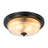 2 - Light Glass Flush Mount
