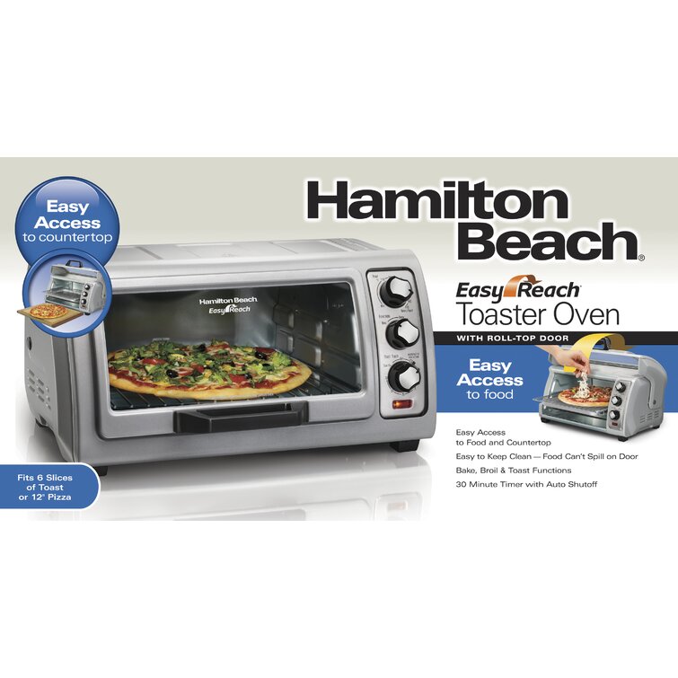 Hamilton Beach Easy Reach Toaster Oven – Motherhood and Meals