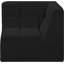 Fauteuil en velours capitonné l 34 po-71007021