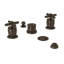 Michael Berman Double Handle Widespread Vertical Bidet Faucet-39484320