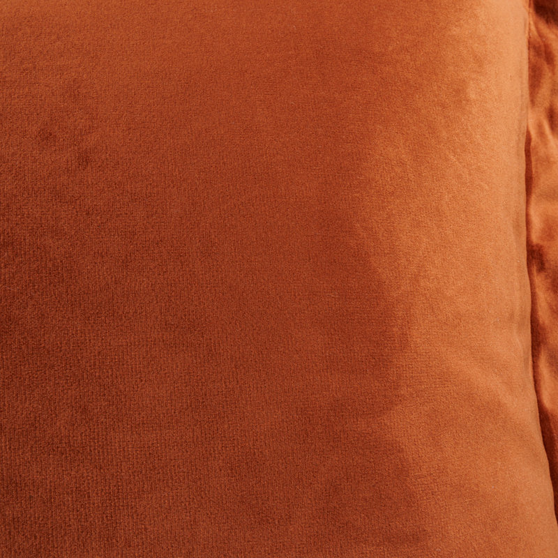 Conner Velvet Lumbar Pillow Cover & Insert, Paprika