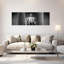 Statue of Abraham Lincoln in a memorial Lincoln Memorial Washington DC USA 1 Piece Wrapped Canvas Panoramic Wall Art-1055976430
