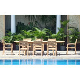 Ora Outdoor 9 - Piece Teak Dining Set