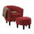Microfibre rouge