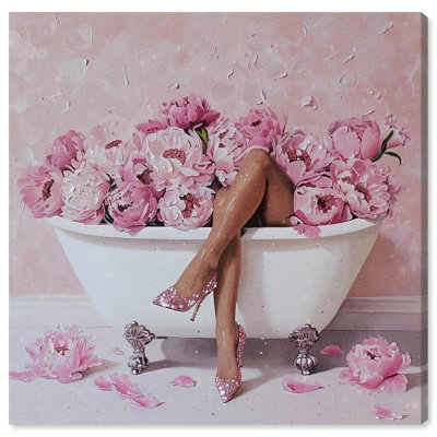 «Bathaign Flower Bomb Canvas Glam Art» par 