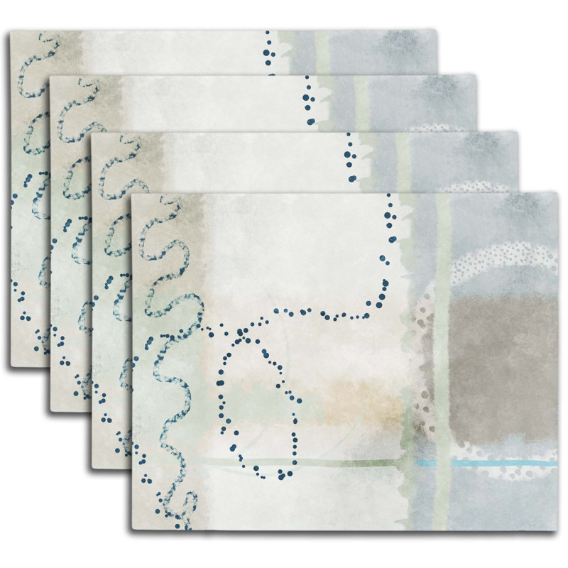 Napperon abstrait en polyester