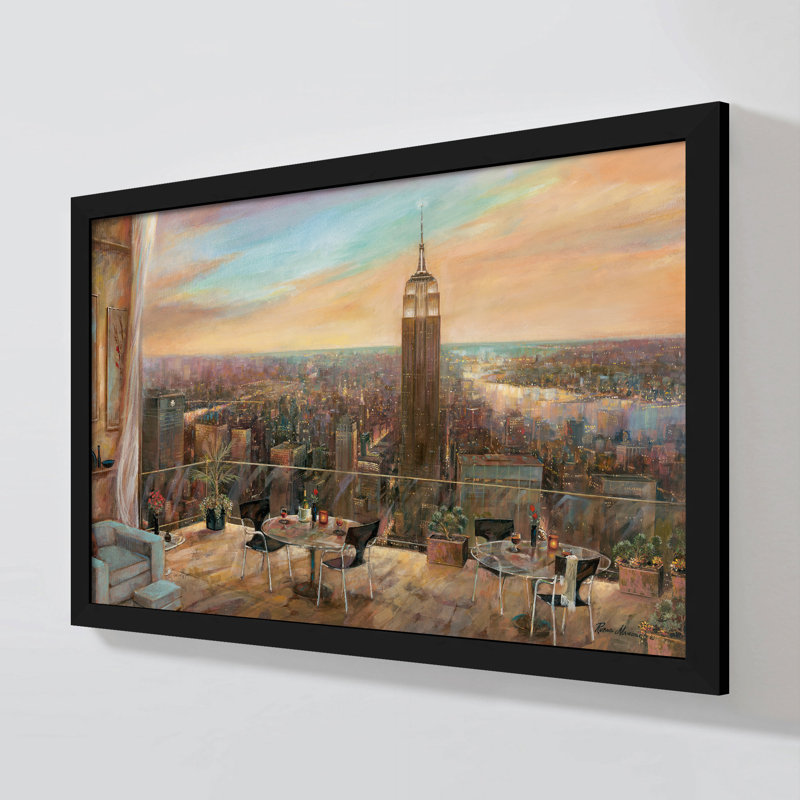 " A New York View " by Ruane Manning, 35.5" H x 51.5" W x 0.75" D
