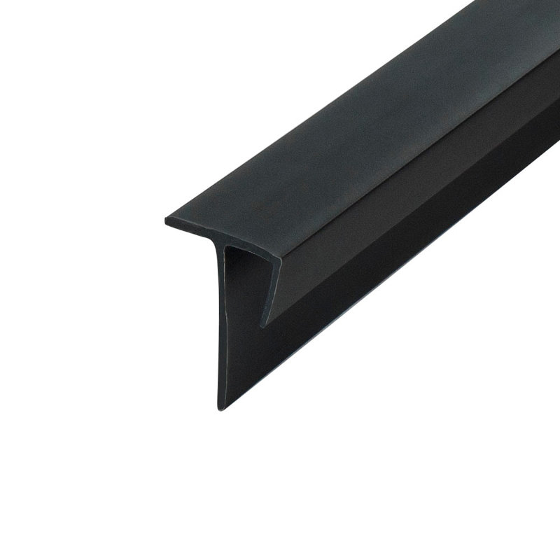 Moulure de séparation en styrène de 1/4 po | Paquet professionnel, Noir, noir, noir, noir