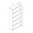 Bookcase Display, Modern Bookstand With Five Shelves