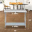 Stainless Steel Work Table With Shelves -  48x24 Inch