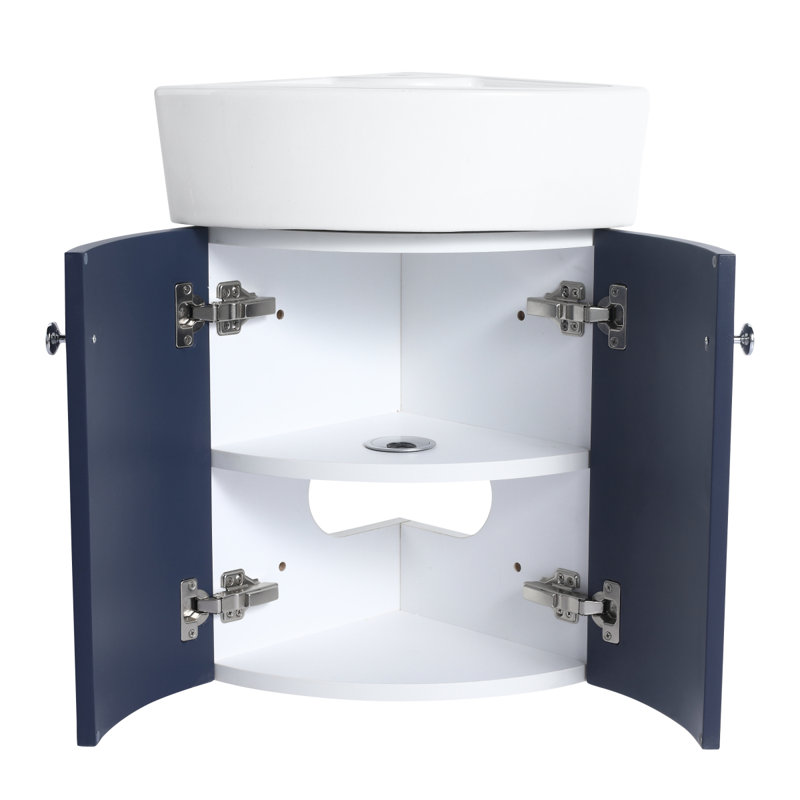 Ensemble d'armoire murale de meuble-lavabo d'angle