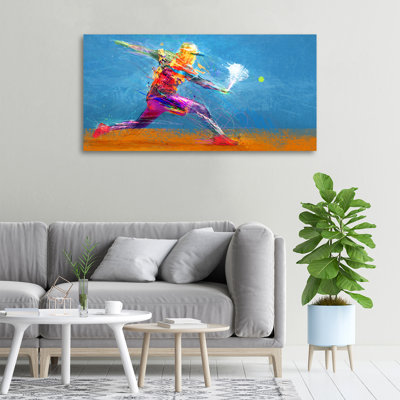 Tennis Player - Wrapped Canvas Print