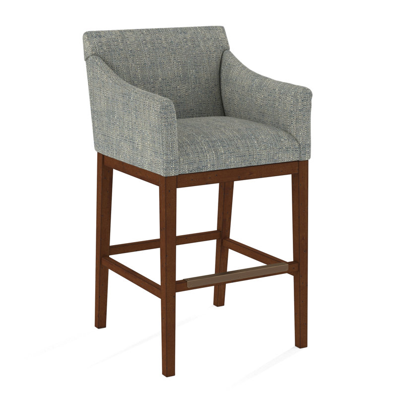 Upholstered Stool, 61650-33, Nutmeg